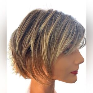 Toni Brattin Trendsetter Whispy Razor Cut Layered Wig in Red Blonde #305 Plus